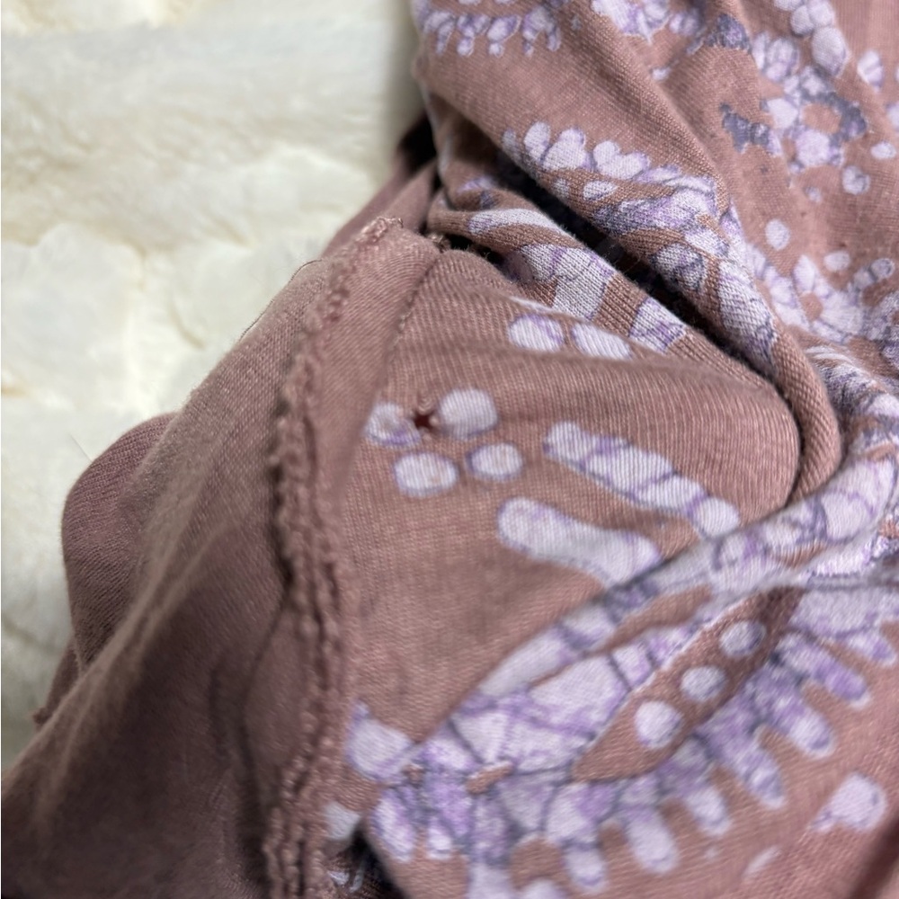 Free People Retired Vintage Boho Chic Mauve Tank Top - Picture 7 of 8